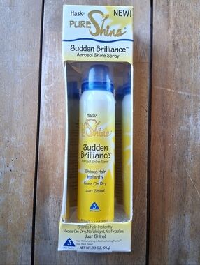RARE HASK PURE SHINE SUDDEN BRILLIANCE SHINES HAIR INSTANTLY GOES ON DRY 3